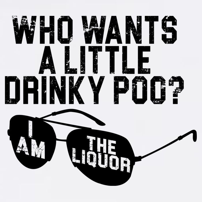 Who Wants A Little Drinky Poo  Garment-Dyed Sweatshirt
