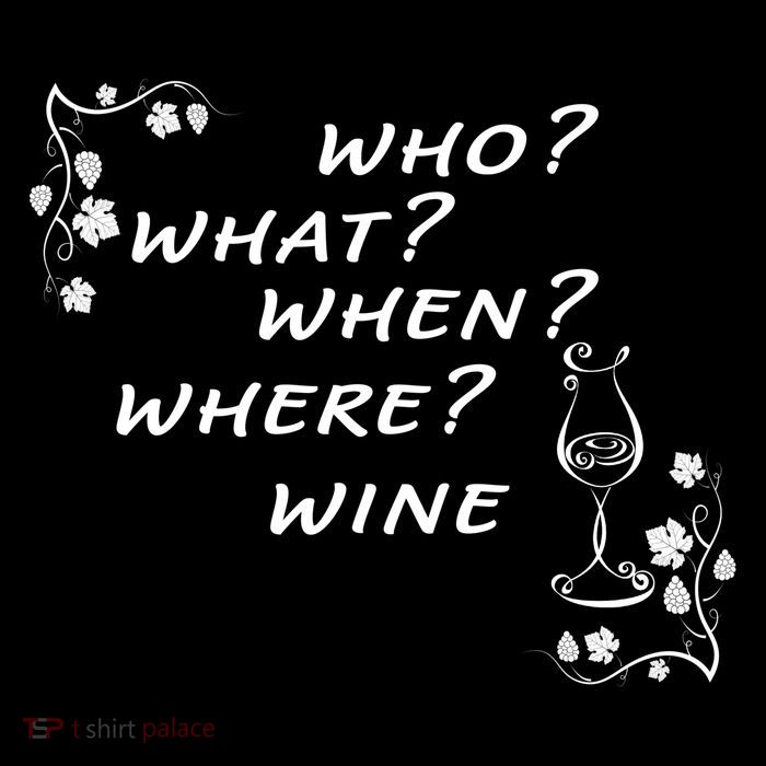 Who What When Where Wine Flexfit Unipanel Trucker Cap