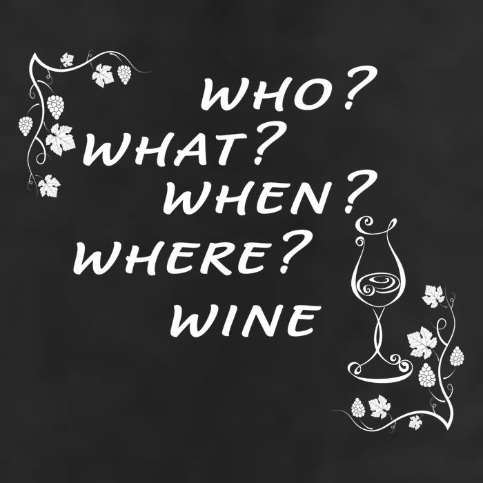 Who What When Where Wine Beanie