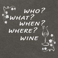 Who What When Where Wine Cotton Canvas Backpack