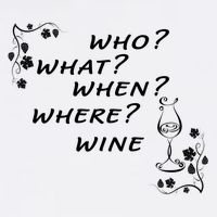Who What When Where Wine Garment-Dyed Sweatshirt
