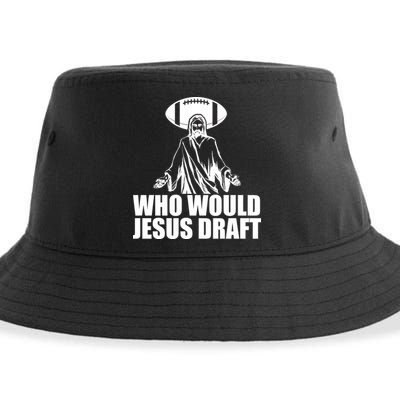 Who Would Jesus Draft Sustainable Bucket Hat