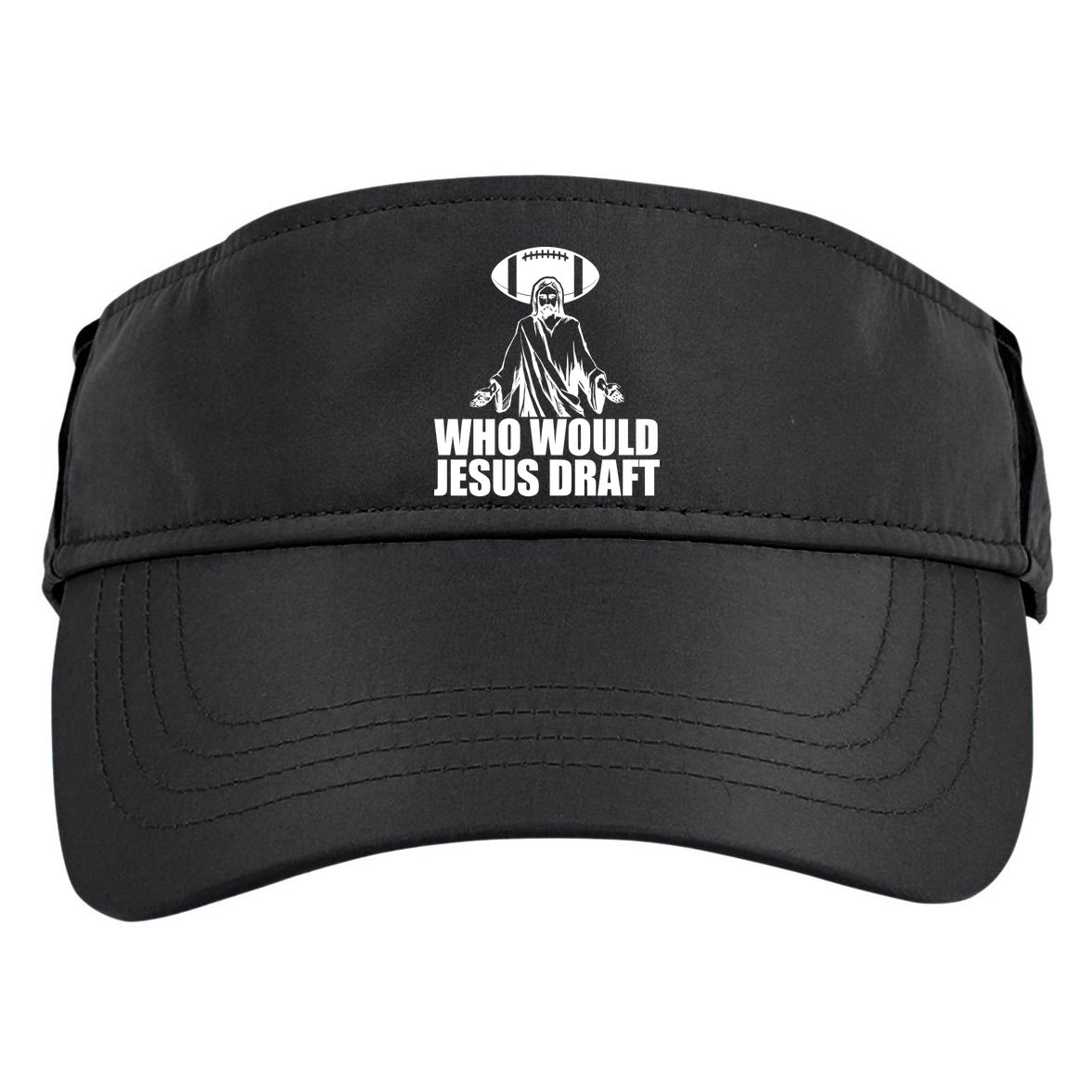 Who Would Jesus Draft Adult Drive Performance Visor