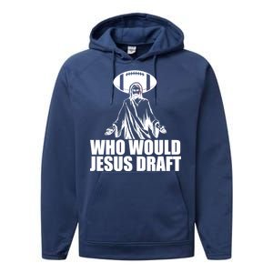 Who Would Jesus Draft Performance Fleece Hoodie