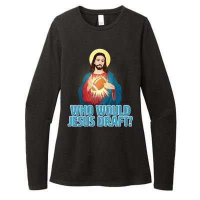 Who Would Jesus Draft1 Womens CVC Long Sleeve Shirt