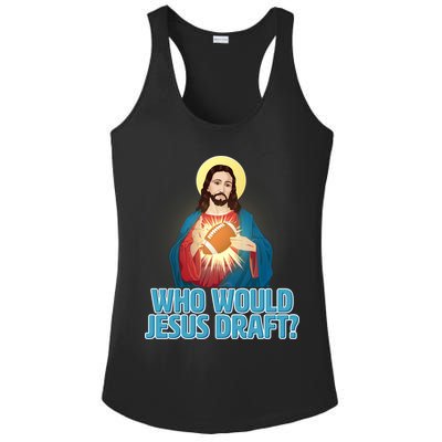 Who Would Jesus Draft1 Ladies PosiCharge Competitor Racerback Tank