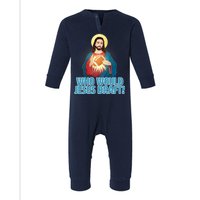 Who Would Jesus Draft1 Infant Fleece One Piece