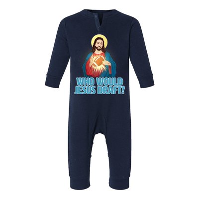 Who Would Jesus Draft1 Infant Fleece One Piece