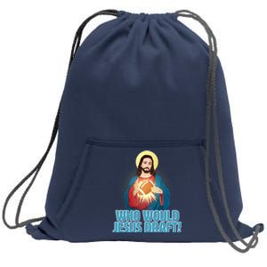 Who Would Jesus Draft1 Sweatshirt Cinch Pack Bag