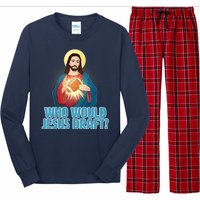 Who Would Jesus Draft1 Long Sleeve Pajama Set