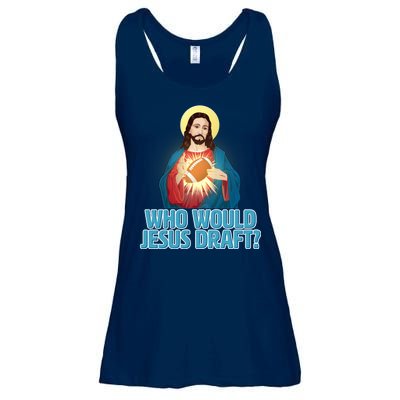 Who Would Jesus Draft1 Ladies Essential Flowy Tank