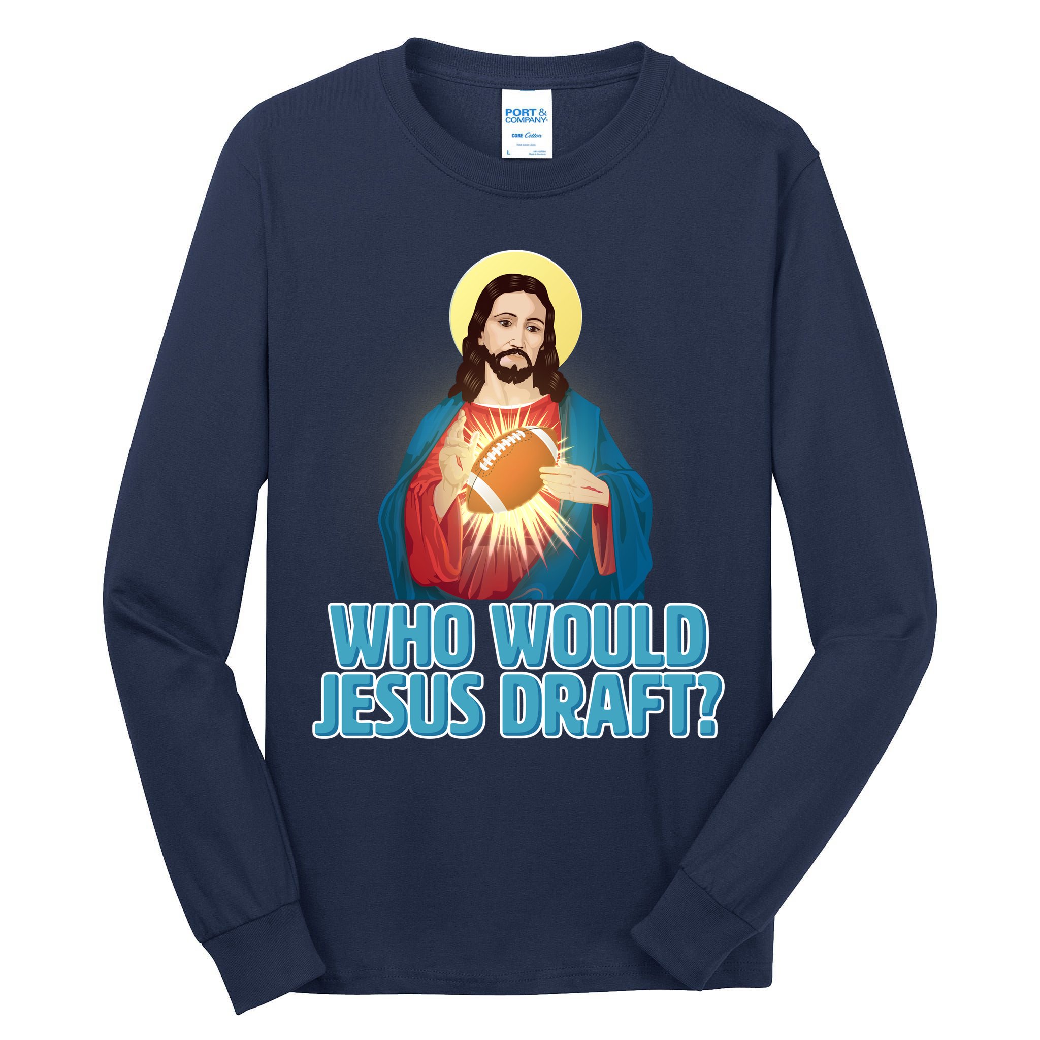Who Would Jesus Draft1 Tall Long Sleeve T-Shirt