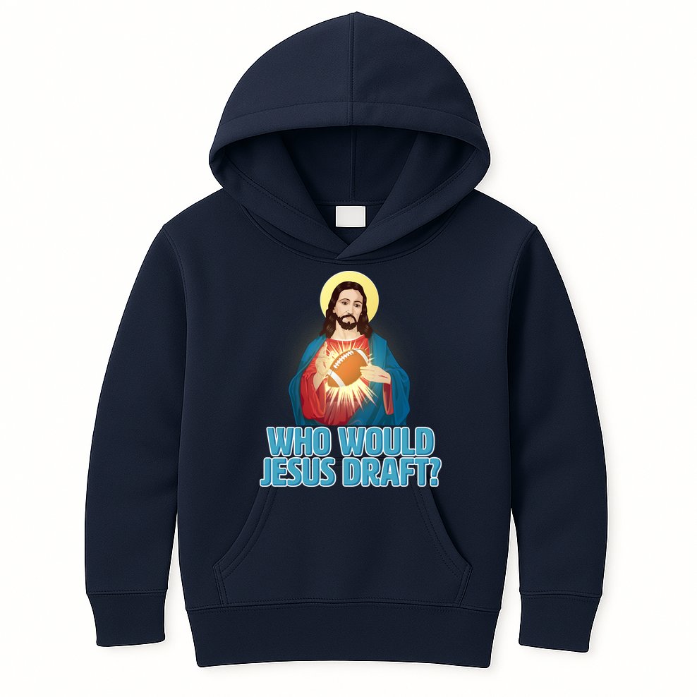 Who Would Jesus Draft1 Kids Hoodie