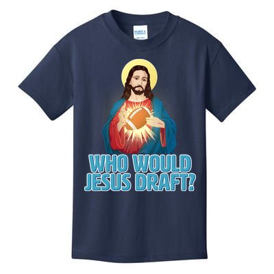 Who Would Jesus Draft1 Kids T-Shirt