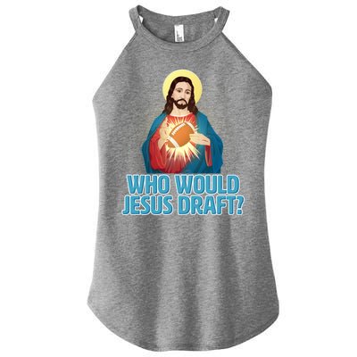 Who Would Jesus Draft1 Women's Perfect Tri Rocker Tank