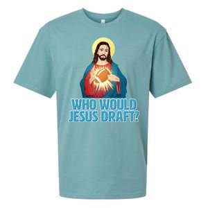 Who Would Jesus Draft1 Sueded Cloud Jersey T-Shirt