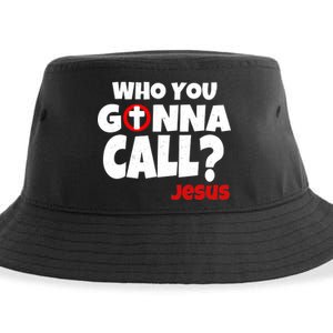 Who You Gonna Call? Jesus Busters Sustainable Bucket Hat