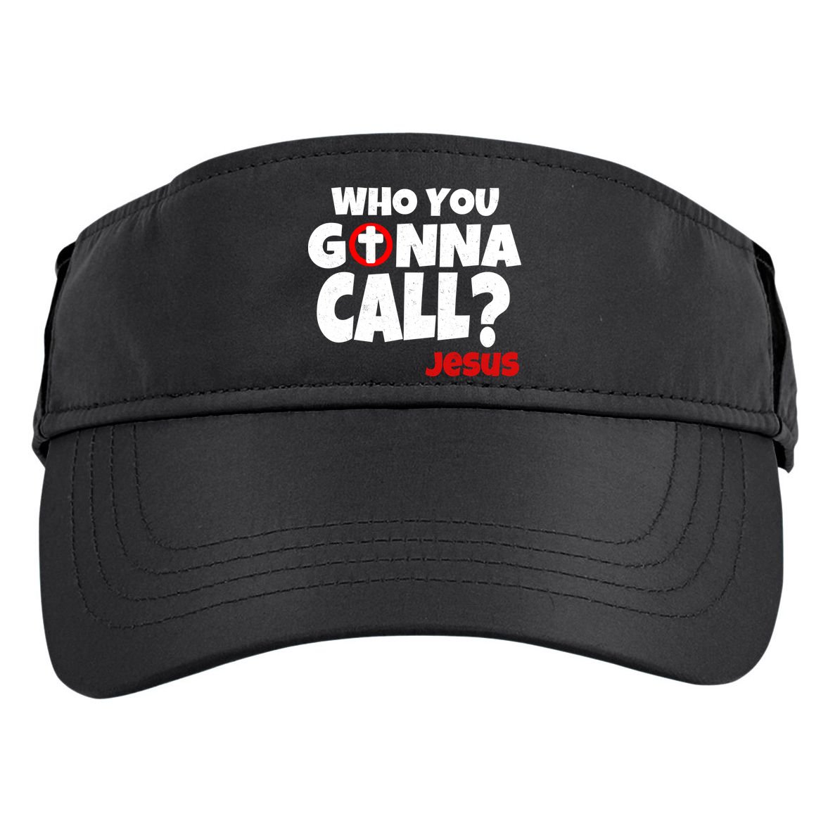 Who You Gonna Call? Jesus Busters Adult Drive Performance Visor