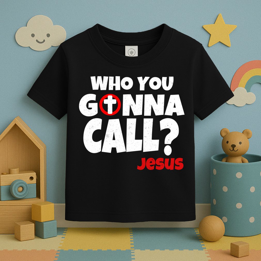 Who You Gonna Call? Jesus Busters Toddler T-Shirt