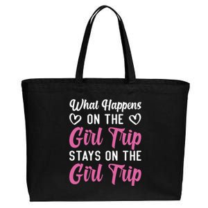 What Happens On Weekend Trip Family Vacation Travel Funny Gift Cotton Canvas Jumbo Tote