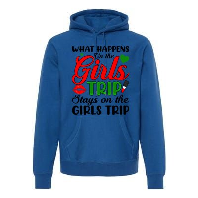 What Happens On The Trip Weekend Trip Meaningful Gift Premium Hoodie