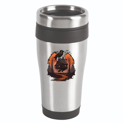 Walking House On Chicken Legs Slavic Folklore Baba Yaga 16oz Travel Tumbler