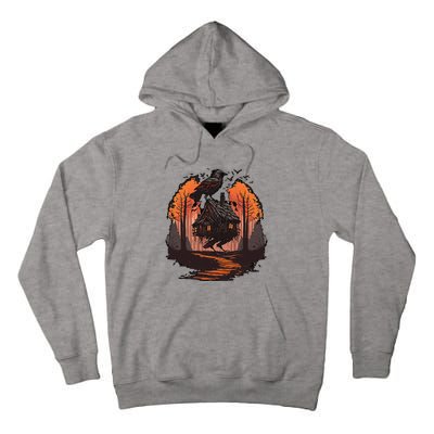 Walking House On Chicken Legs Slavic Folklore Baba Yaga Tall Hoodie