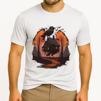 Walking House On Chicken Legs Slavic Folklore Baba Yaga Cooling Performance Crew T-Shirt