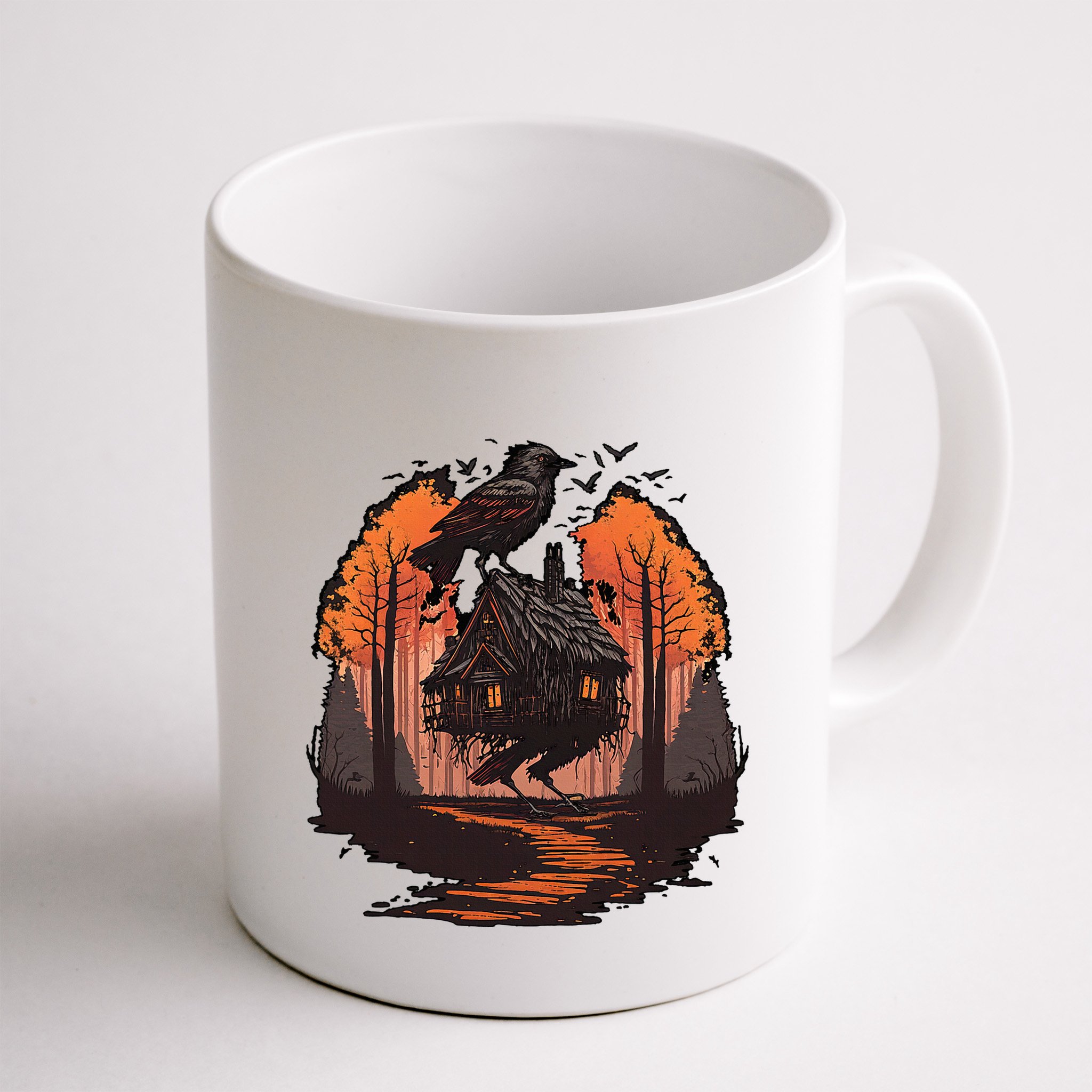 Walking House On Chicken Legs Slavic Folklore Baba Yaga Mug