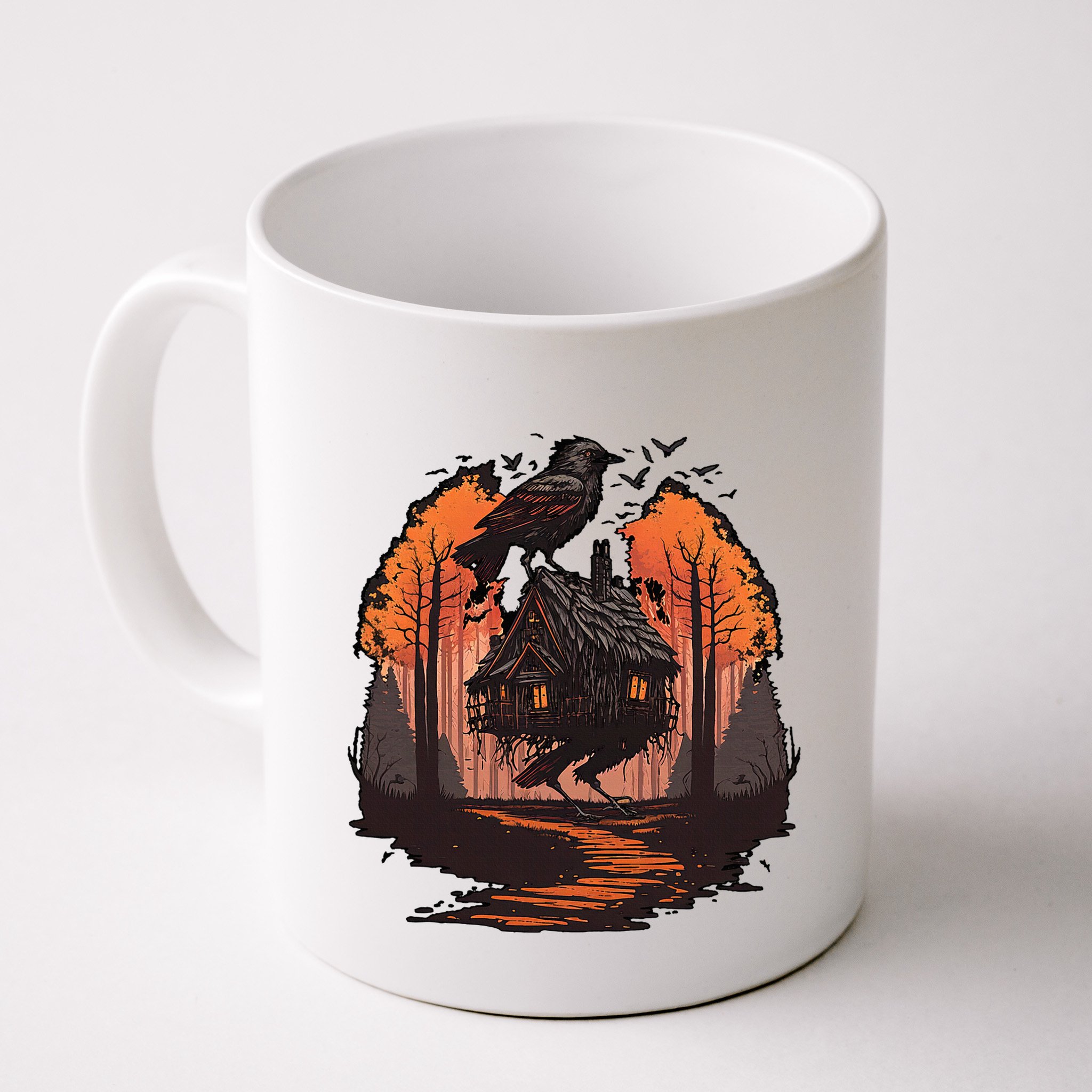 Walking House On Chicken Legs Slavic Folklore Baba Yaga Mug