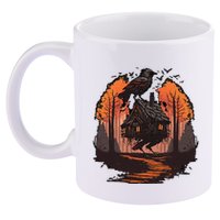 Walking House On Chicken Legs Slavic Folklore Baba Yaga 11oz C Handle Ceramic Mug
