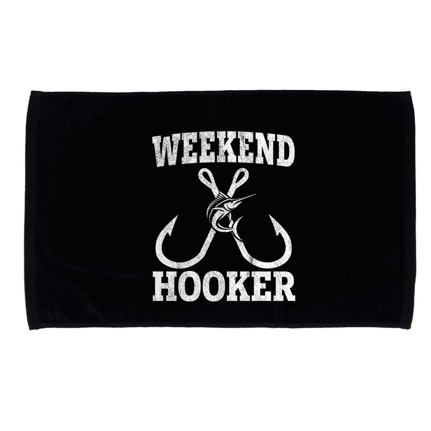 Weekend Hooker Offshore Fishing Trip For Funny Fishing Cute Gift Microfiber Hand Towel