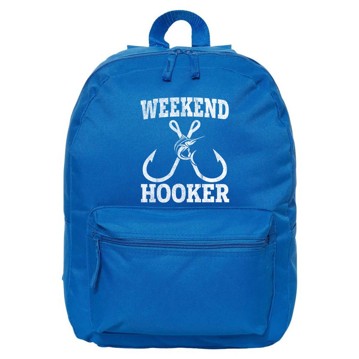 Weekend Hooker Offshore Fishing Trip For Funny Fishing Cute Gift 16 in Basic Backpack