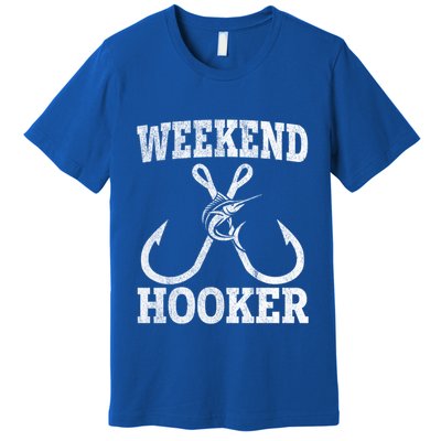 Weekend Hooker Offshore Fishing Trip For Funny Fishing Cute Gift Premium T-Shirt