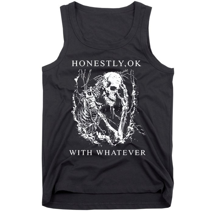 Waveygoodsco Honestly Ok With Whatever Tank Top