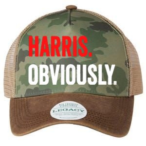 Women Harris Obviously A Vote For Kamala Harris 2024 President Gift Legacy Tie Dye Trucker Hat