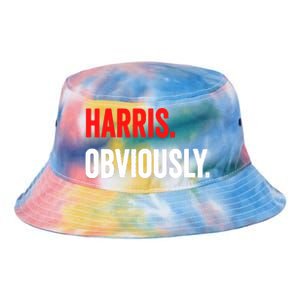 Women Harris Obviously A Vote For Kamala Harris 2024 President Gift Tie Dye Newport Bucket Hat