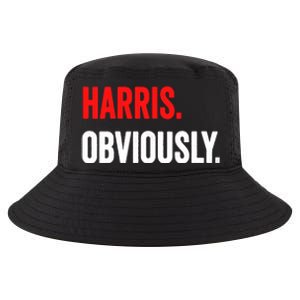 Women Harris Obviously A Vote For Kamala Harris 2024 President Gift Cool Comfort Performance Bucket Hat