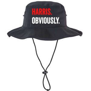 Women Harris Obviously A Vote For Kamala Harris 2024 President Gift Legacy Cool Fit Booney Bucket Hat