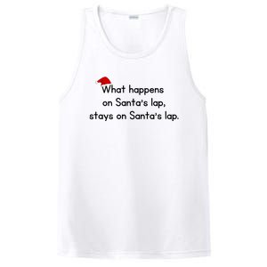 What Happens On Santa's Lap,stays On Santa's Lap. PosiCharge Competitor Tank