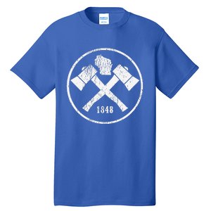 Wisconsin Hiking Outdoors Axe Established 1848 Tall T-Shirt