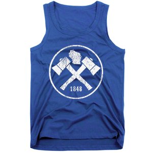 Wisconsin Hiking Outdoors Axe Established 1848 Tank Top