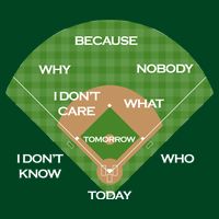 Who's on First Baseball Diamond Fielding Card Mesh Reversible Basketball Jersey Tank