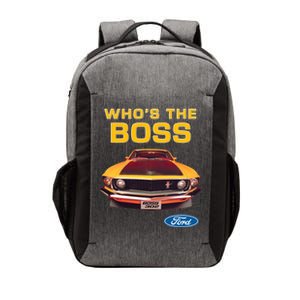 Who's The Boss Ford Mustang Vector Backpack