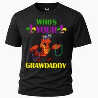 Who's Your Grawdaddy Funny Mardi Gras Cooling Performance Crew T-Shirt