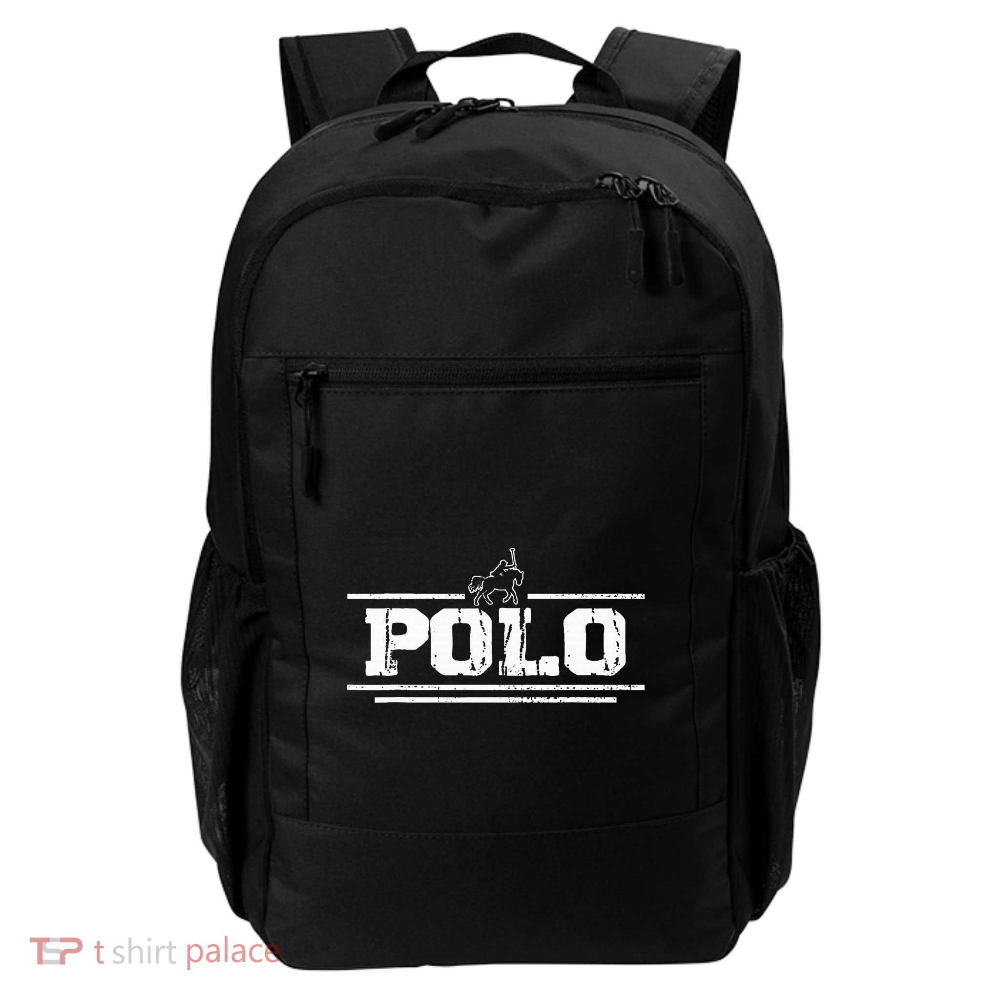 Western Horse Polo Gifts Practice Horseback Riding Daily Commute Backpack