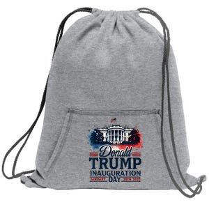 White House President Donald Trump Inauguration 2025 Sweatshirt Cinch Pack Bag