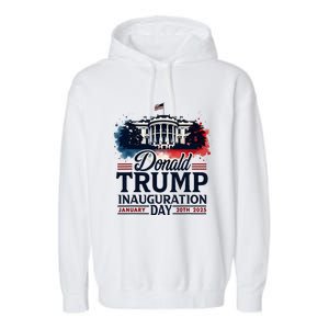 White House President Donald Trump Inauguration 2025 Garment-Dyed Fleece Hoodie