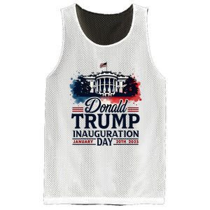 White House President Donald Trump Inauguration 2025 Mesh Reversible Basketball Jersey Tank