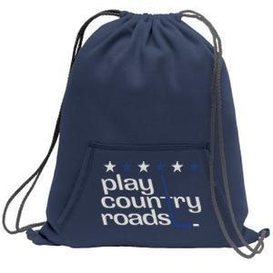 Washington Hockey Play Country Roads Sweatshirt Cinch Pack Bag